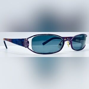 Dereon Purple Oval Sunglasses Frames Only